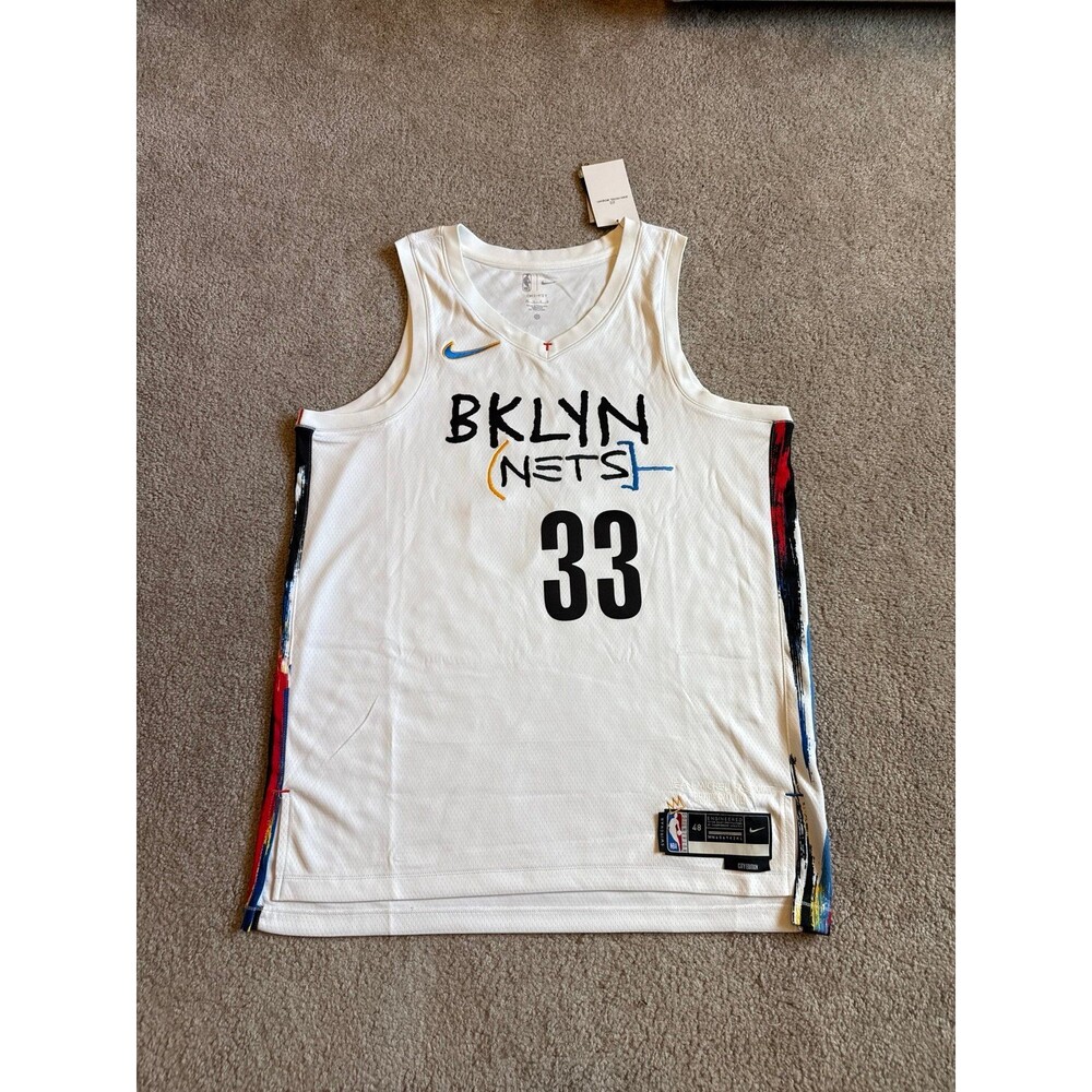 Nic Claxton Brooklyn Nets City Edition Nike NWT Men’s Basketball Jersey Size L